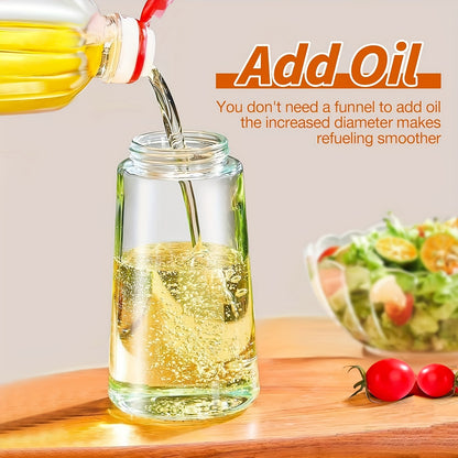 470ml Plastic Oil Spray Bottle with 2-in-1 Spray and Pour Design for Olive Oil, Kitchen Cooking, Grilling, Air Fryer Preparation, Baking and Salad Dressing