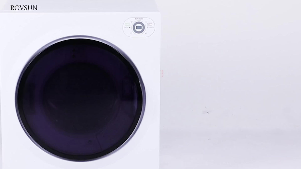Washer and Dryer Combo, Compact Wash & Dry Laundry Set, Stainless Steel Tub, Smart Control, Low Noise, Wall-Mountable, for Apartment, Dorm, RV & Small Space