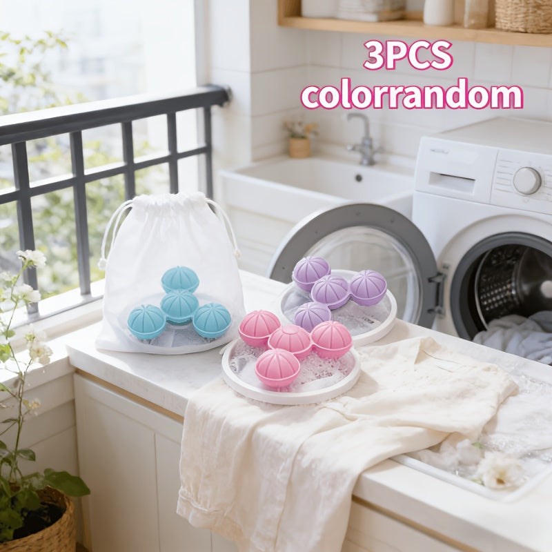 Floating Laundry Lint Catcher Set, 3-Piece Assorted Color Mesh Filter Bags for Loose Hair and Lint Collection in Compatible Washing Machines and Clothing Care