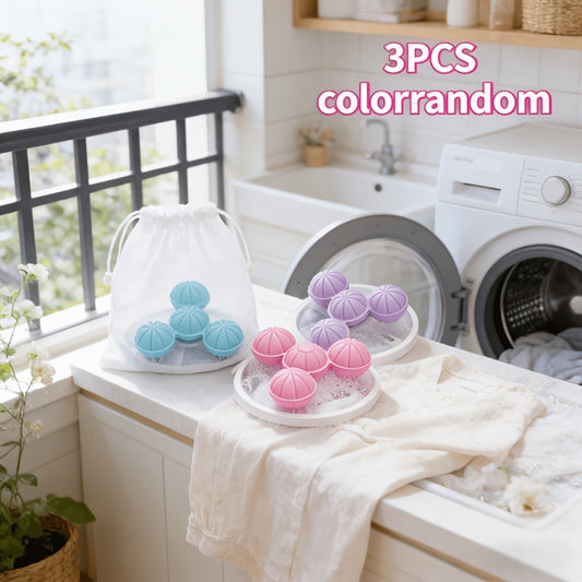 Floating Laundry Lint Catcher Set, 3-Piece Assorted Color Mesh Filter Bags for Loose Hair and Lint Collection in Compatible Washing Machines and Clothing Care