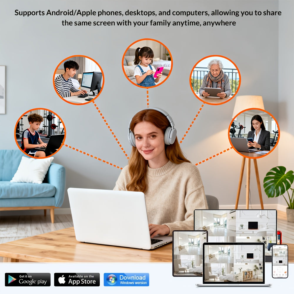 Solar WiFi Security Camera with Three-Lens Design, Listed 4K Pan-Tilt View, PIR Human Alerts and Two-Way Audio in Standard or Plus 32GB Package Labels