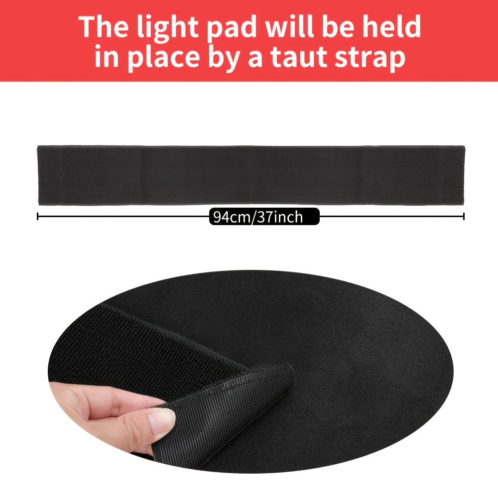 Red Light Therapy Mat, 31.5 x 11.8-Inch LED Pad with Listed 660nm Red and 850nm Near-Infrared Light for an At-Home Personal Care Routine