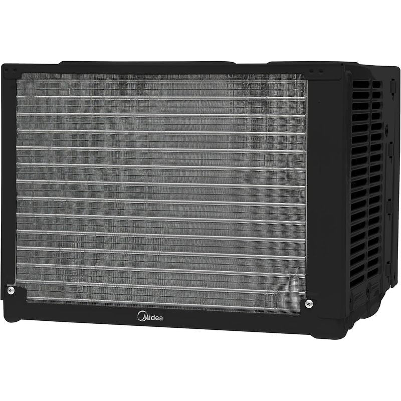 Window Air Conditioner by Midea, 5000 BTU 115V Mechanical Cooling Unit in Black with Two Cooling Settings and Two Fan Speeds for Rooms up to 150 Sq Ft