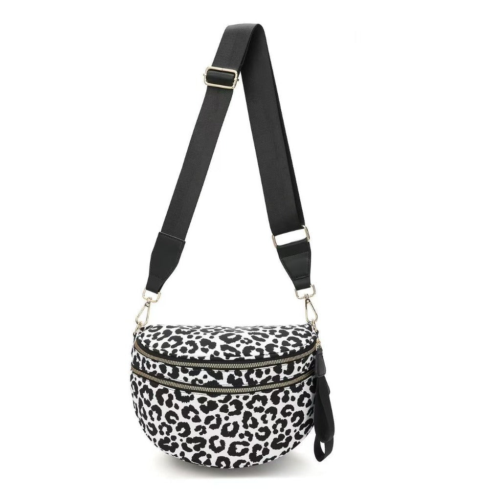 Soft Crossbody Bag for Women with Plaid, Check and Leopard Print Options, Shoulder and Handheld Carry Handbag in Thirteen Styles for Everyday Outings