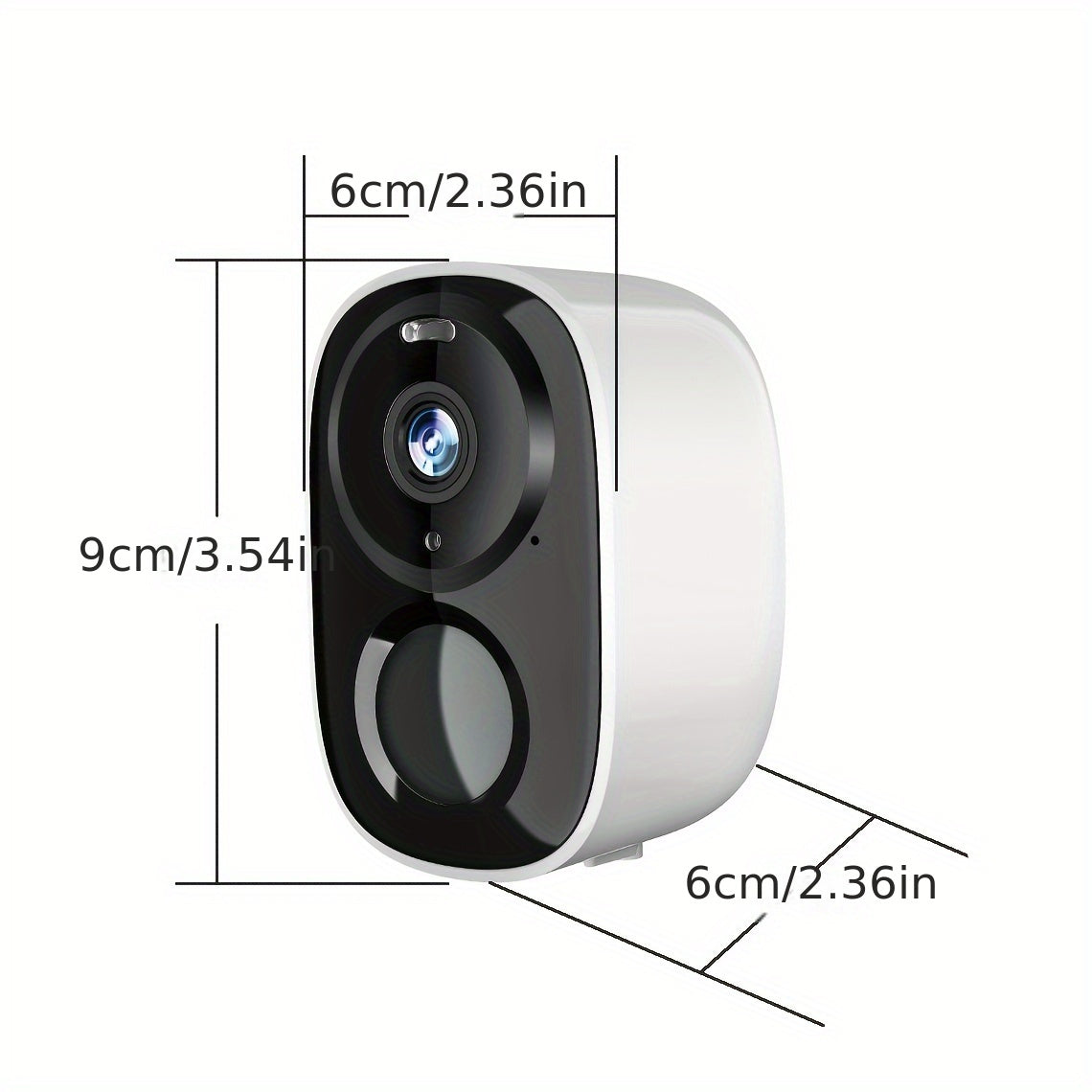 BW4 Battery Security Camera with Listed 2K Video, 2.4GHz WiFi, PIR Alerts and Two-Way Audio, O-KAM Pro App and Cloud or Memory Card Storage Options for Home