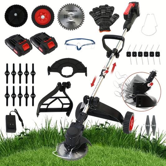 Cordless Weed Trimmer with Listed 24V Power, Standard and Long Range Two-Battery Options plus Additional Styles for Home Lawn, Garden and Yard Maintenance