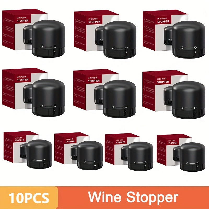 10/2/1pc New Vacuum Wine Stoppers Reusable Champagne Bottle Stoppers Wine Sealer Cap Set Leak-Proof Preserver for Wine Plug Tools