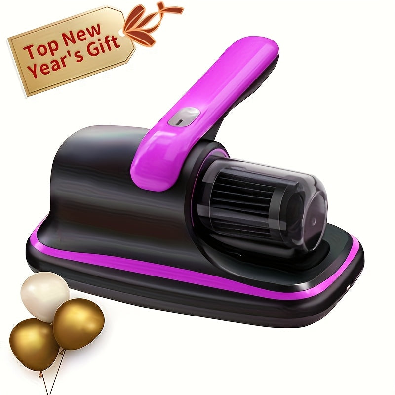 Handheld Bed Vacuum Cleaner 8kPa, Cordless Rechargeable Mattress Cleaner with Washable Filter and Lightweight Design for Sofa Debris and Pet Hair