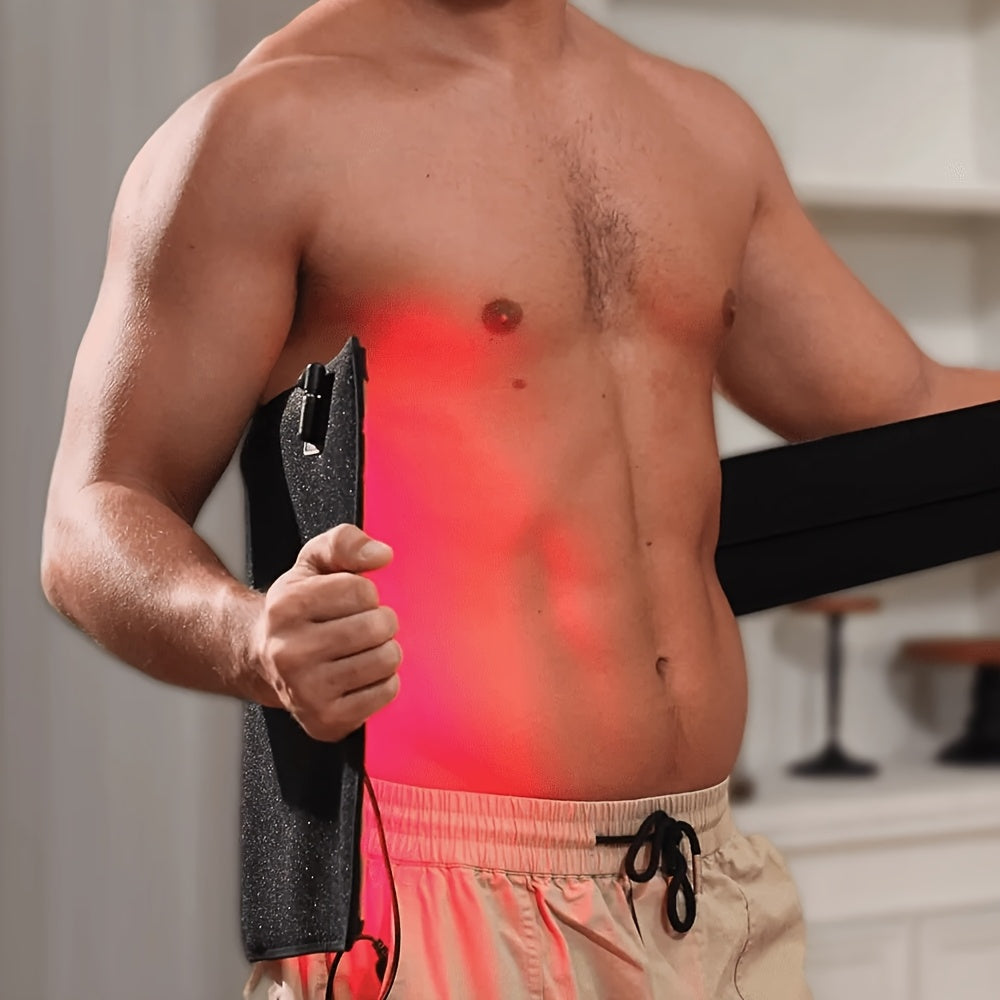 Red Light Therapy Mat, 31.5 x 11.8-Inch LED Pad with Listed 660nm Red and 850nm Near-Infrared Light for an At-Home Personal Care Routine