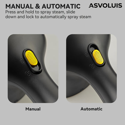 ASVOLUIS Handheld Garment Steamer for Clothing Care, Portable Steam Appliance in Seven Style Options with Select Brush and Gift Box Packages