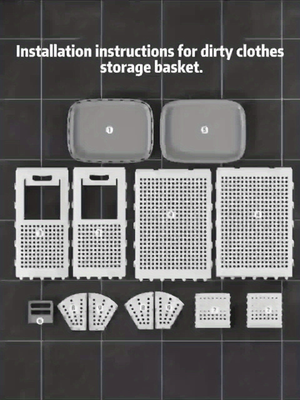 Wheeled Foldable Laundry Hamper in Cream White, Clothes Storage Basket with M, L and XL Options, Selected Inner Bag Configurations and Lidded XXL Selection