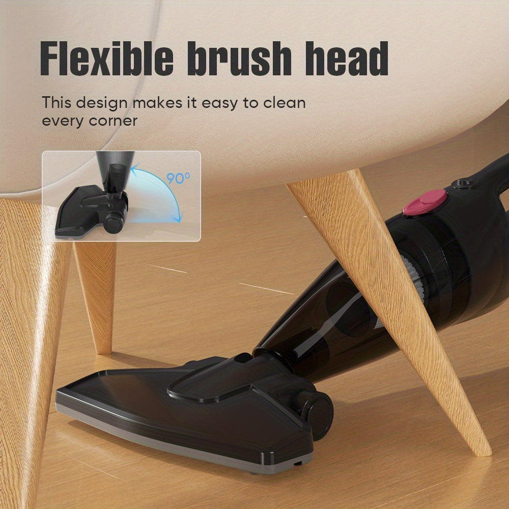 PBHPBH LF-07 Wired Stick Vacuum Cleaner, Can Be Switched to A Handheld Vacuum for Portable Cleaning, 600W Lightweight, 40.58oz Dust Cup, 20Kpa Strong Suction, Suitable for Carpets, Tiles, And Hard Floors, Very Suitable for Cleaning Pet Hair