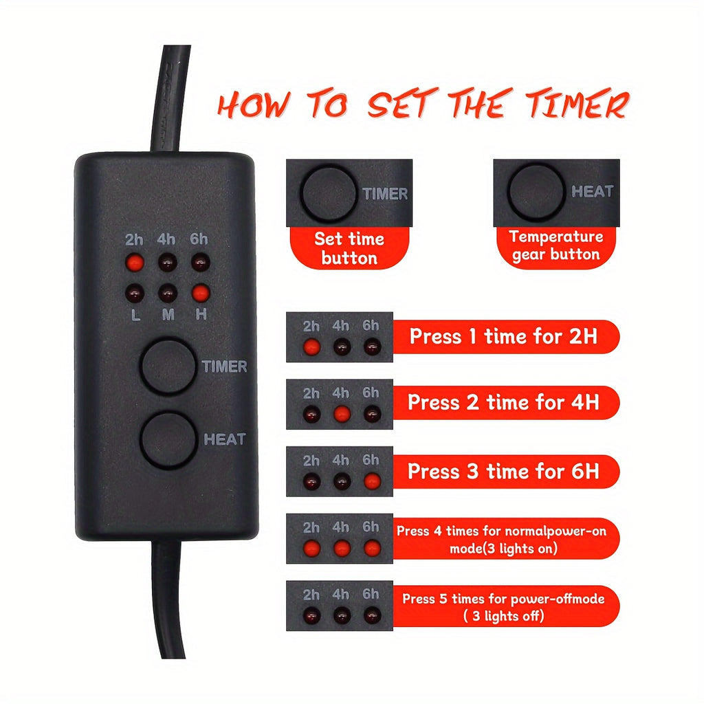 Resin Heating Mat with Timer and Auto-Off, Lightweight Silicone Craft Pad in a 3-Piece Set Option for Compatible Epoxy Resin and Mold Projects