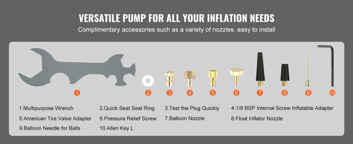 PCP Hand Pump by SucceBuy, Three-Stage Manual Air Pump with Listed 4500 PSI Rating, Pressure Gauge and Oil-Moisture Filter in Silver or Black Selections
